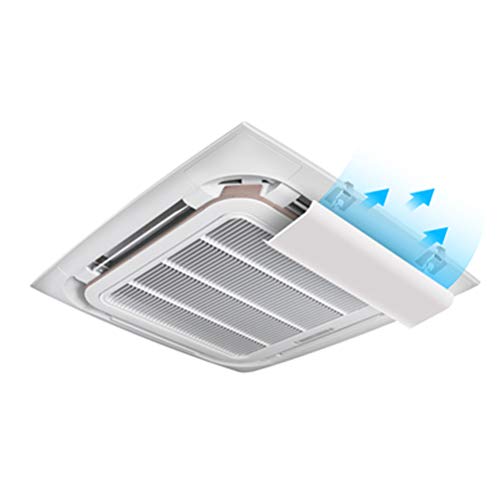 r de Aire Acondicionado para Techo. Aire Acondicionado Central. Evita el soplado Directo de Aire frío/Caliente. Ángulo Ajustable. Apto para Todas Las Estaciones. Plástico. Acero.