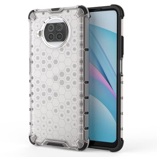 Image of Prime Retail Hard PC Back Case Cover for Mi 10i Anti Slip Ultra Thin Shockproof Reinforced Corners (Transparent)