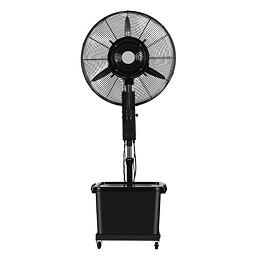 Oscillating Fan Electric Heavy Duty Standing Cooling Fan Air Cooler Spray Humidifier3 Speeds Adjustable 42L Water Tankfor Industrial Office Restaurant220V50Hz