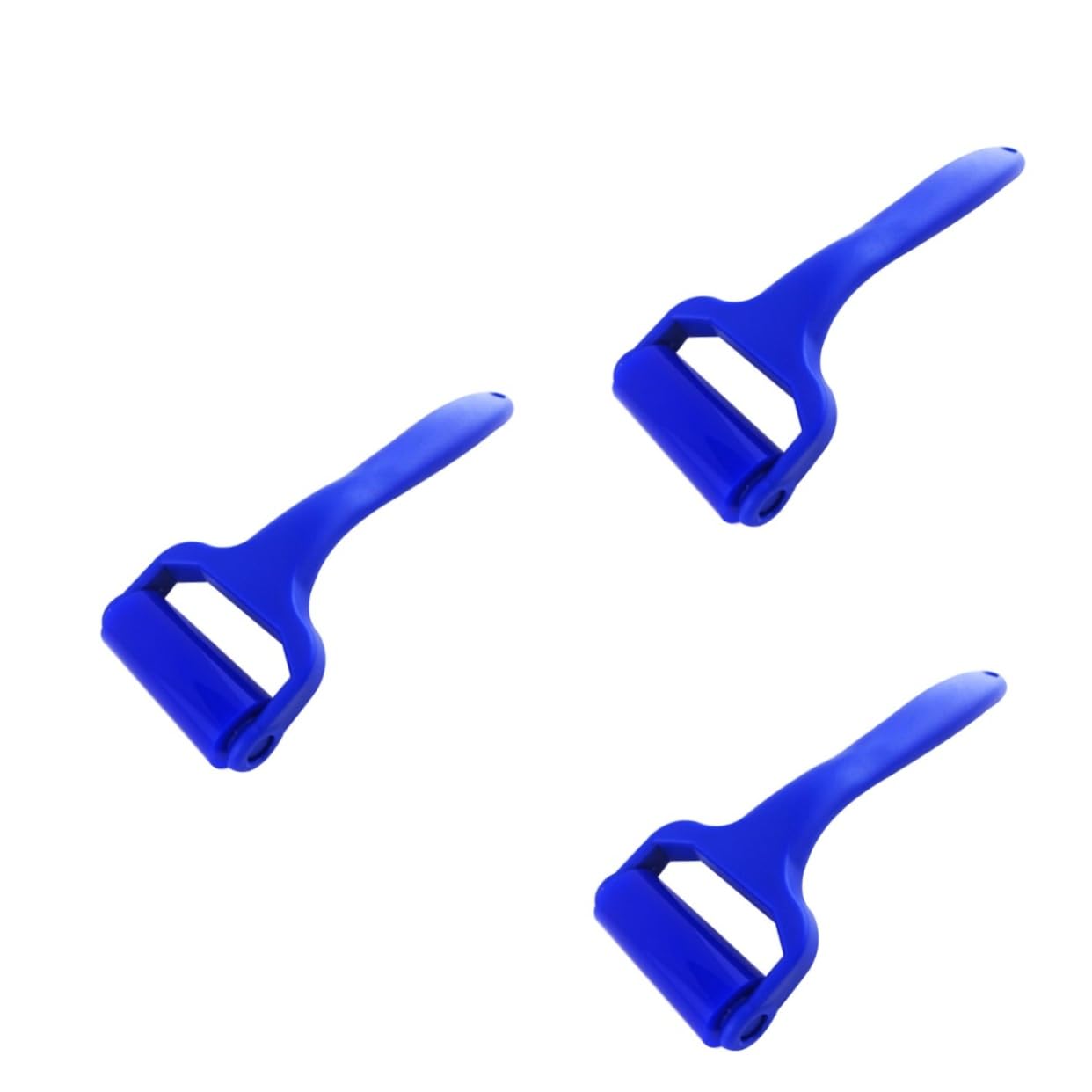 Uonlytech 3pièces Nettoyeur Écran Silicone Antistatique Nettoyage Poussière Pour Tv Et Ordinateurs Moyenne Bleu Foncé