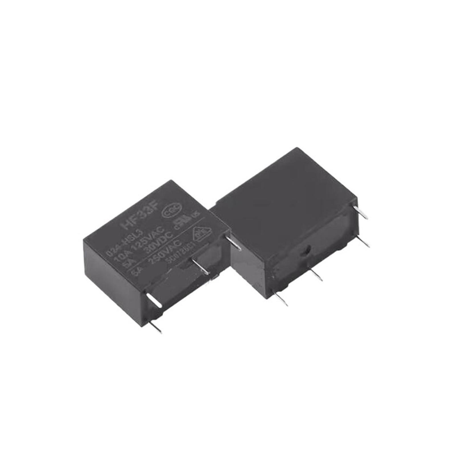 Relais HF33F 024HSL3 24V DC compact à haute sensibilité 4PIN - 10PCS