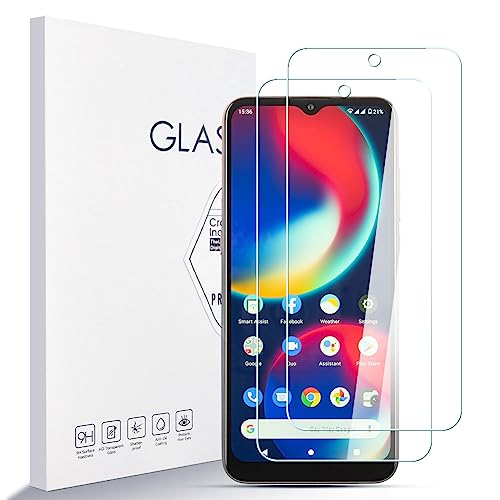 A ANGG Screen Protector per wiko View 4[2 Pezzi] di Alta qualità Durezza 9H Vetro Temperato AntiGraffio Screen Protector Rotondo 2.5D Anti-Bubble Facile da Installare Supporto 3D