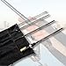 Fiblink 4 Pieces Travel Spinning Rod Medium Graphite Spinning Fishing Rod Portable Fishing Rod (7' Medium)