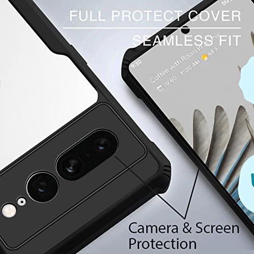 Image of Kapa Beetle for Google Pixel 7 Pro Back Case | [Military Grade Protection] Shock Proof Slim Hybrid Bumper Cover (Black)