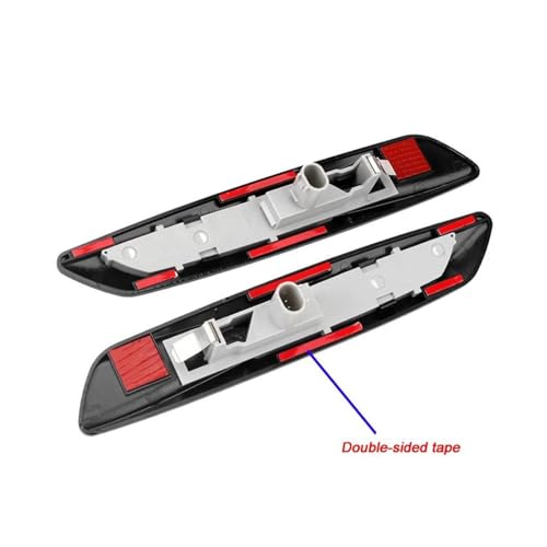 Clignotant latéral LED BMW E87 E90 E60 X1 répétiteur transparent noir - 5
