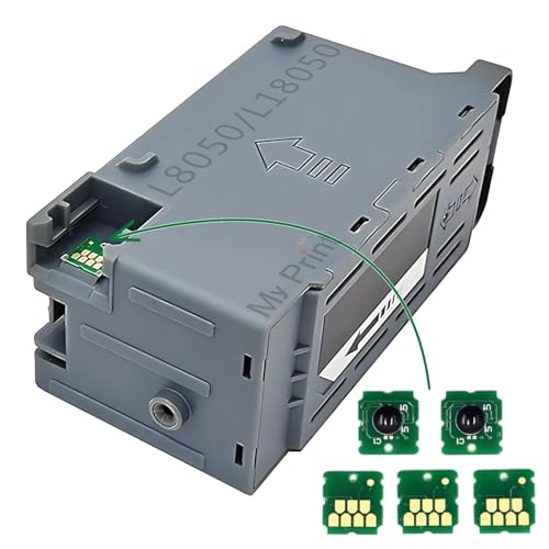 MY PRINT | C9345N Maintenance Box Reset CHIP for L8050 | L18050 | L8180 | L15150, L15160 Pro ET-5800 ET-5880 ET-5850 ET-16600 ET-16650, ST-C8000, L15150, L15160 L15158 Printer [C9345N] (Pack of -5)