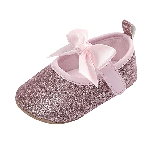 Baby Sneakers Girls Boys Toddler Kids Infant Girls Soild Colour Bowknot Princress Shoes Soft Sole Non-SIip Tennis