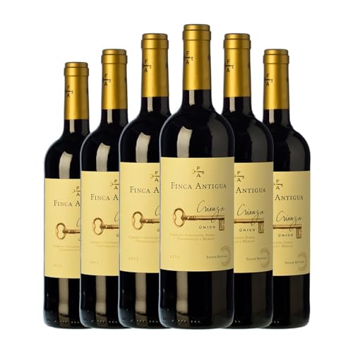 Finca Antigua Único La Mancha Crianza 75 cl Vino tinto (Caja de 6 Botellas de 75 cl)