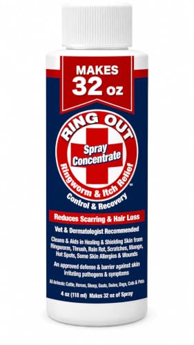 Ring Out - Control and Help Ringworm for Cats, Dogs, Sheep, Goats, Cattle, Horses, All Pets and...
