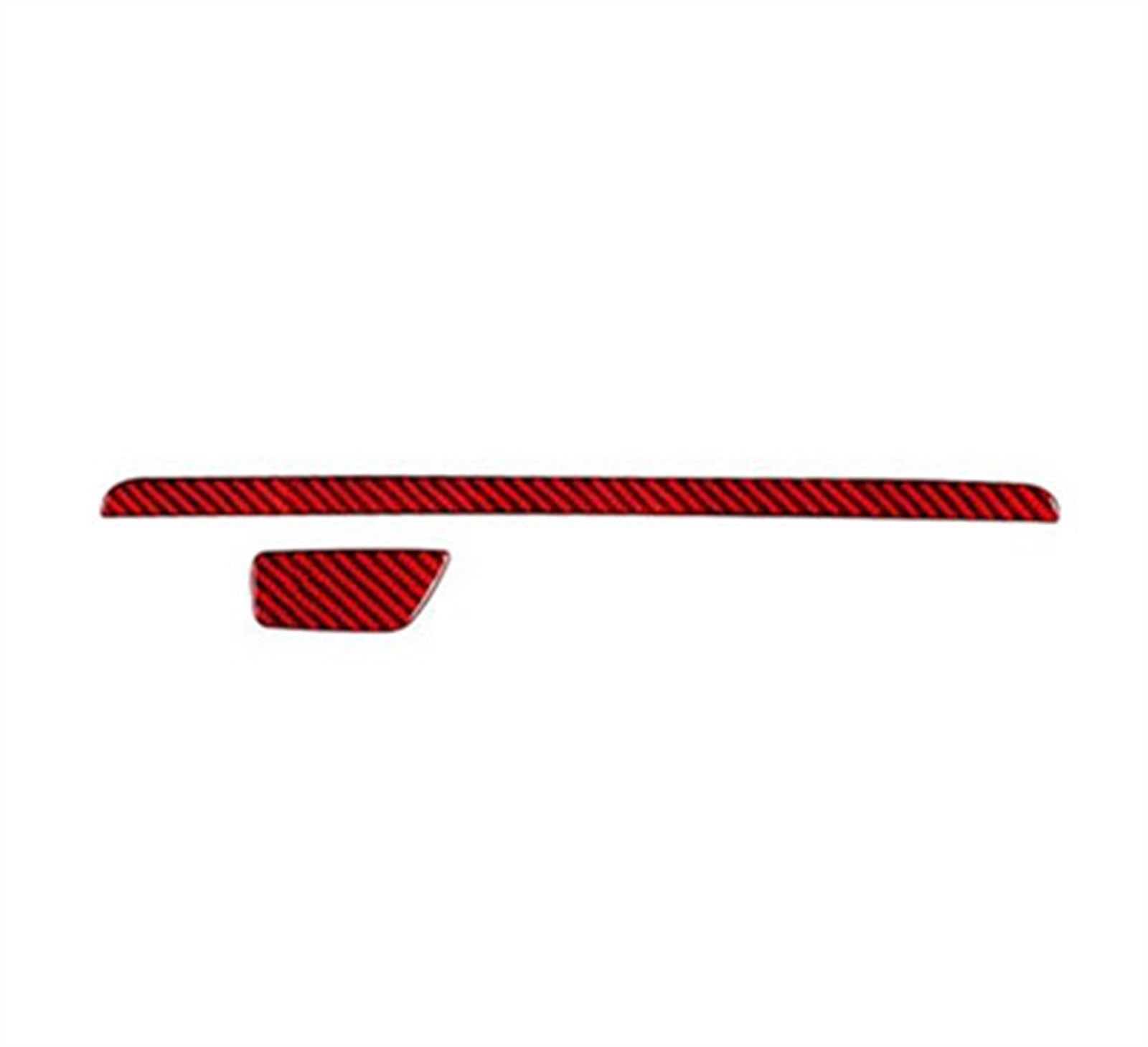 Piwine B Lhd Red Car Interior Accessories Sticker Glove Box Decoration Trim Decal For Audi A3 S3 Rs3 8V 2013-2018