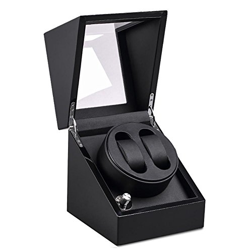 Preisvergleich Produktbild Premium Uhrenbeweger Uhrendreher Automatikuhr flüsterleise 4 Drehmodi große Sichtfenster , #15