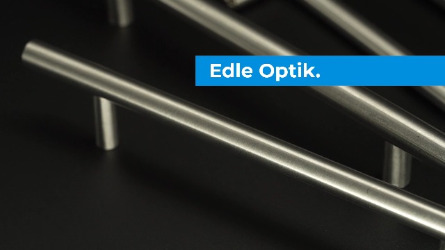 10x Edelstahl Möbelgriffe Gebürstet - Schrankgriffe 320mm Lochabstand Mit Montagematerial