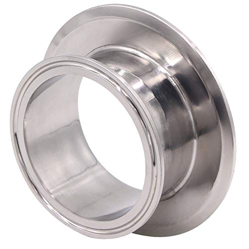 Dernord Sanitary Concentric Reducer Tri Clamp Clover Stainless Steel 304 Sanitary Fitting End Cap Reducer (Tri Clamp Size: 4 Inch X 3 Inch) #TOP3