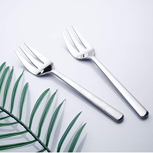 Enwinner Serving Platters Forks Stainless Steel Buffet 9 Inch Utensils Cake Butter Pastry Servers (4 Pcs Serving Forks) #TOP3