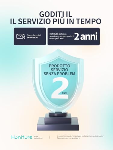 HONITURE G20 Pro Robot Aspirapolvere Lavapavimenti con Mop, 4500 Pa Ultra-Sottile Mute, 3-in-1 Aspirapolvere Robot, Controllo WiFi/APP/Alex/Telecomando, per Pulizia Domestica, Peli Animali, Pavimenti
