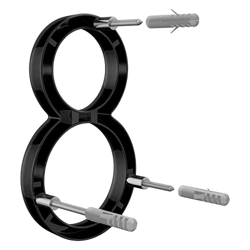 5 Inch Stainless Steel Floating House Number, Metal Modern House Numbers, For Outdoor Mailbox Yard Home Wall Doorgarage Gate With Nail Kit, Coated Black, 911 Visibility Signage #TOP1