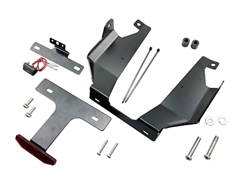 キジマ (kijima) バイク バイクパーツ ナンバートランスファーキット ライセンスランプ/スリムリフレクター付属 スチール製 ブラック ITALJET DRAGSTER125/200HZZ-01000 キジマ (kijima) バイク バイクパーツ ナンバートランスファーキット ライセンスランプ/スリムリフレクター付属 スチール製 ブラック ITALJET DRAGSTER125/200HZZ-01000