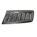 GSRECY Universal Hood Vent Scoop Kit Air Flow Intake Louvers Hood Trim Cover Compatible with Focus RS ST MK2 Style (Carbon Fiber Look)