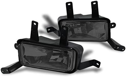 For 15+ Chevy Tahoe/Suburban Front Bumper Driving Fog Lights Lamps Smoke Lens W/Bulb