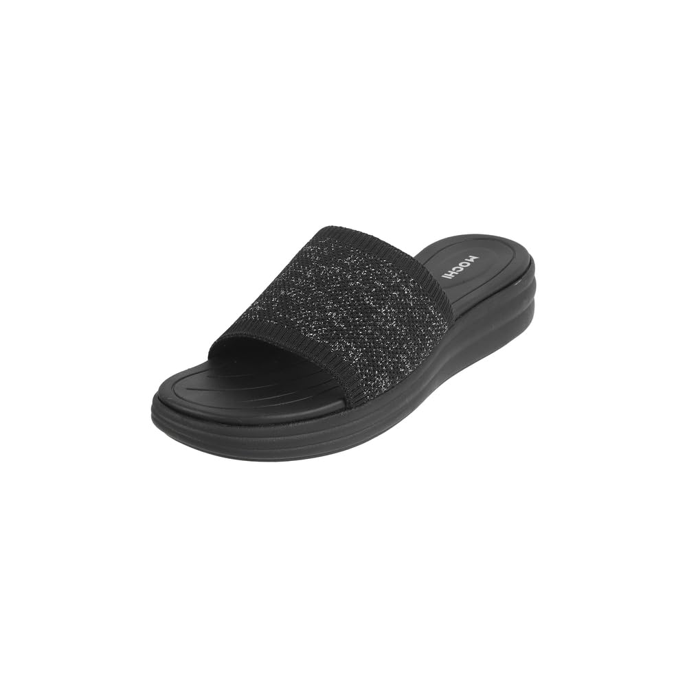 Women Casual Slides With Sparkle Detail-image-21