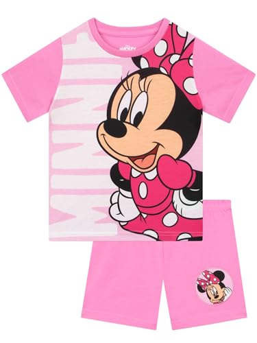 Disney Minnie Mouse Pajamas, Long Sleeve Girls Pajamas, Minnie Girls Pjs, Kids Pajama Set