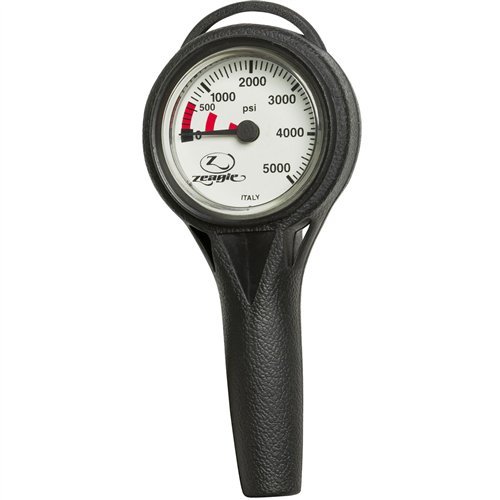 Zeagle Slimline Pressure Gauge Imperial, 32 (81.3cm) Hose by Zeagle