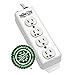 TRIPP LITE Power Strip Hospital Medical 120V 5-15R-HG 4 Outlet 15' Cord Metal