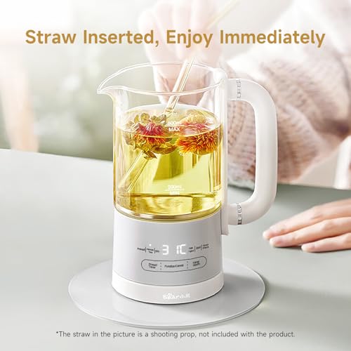 Olla eléctrica Bear HK-5L06P04 con infusor 0.6L blanca miniatura 6