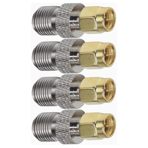 Adaptador Conector SMA Macho a F Hembra, 4 unidades miniatura 5