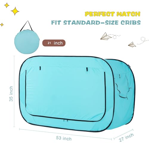 image for porayhut Poray Pop Up Baby Bed Tent Privacy Tent for Toddler Sleeping 