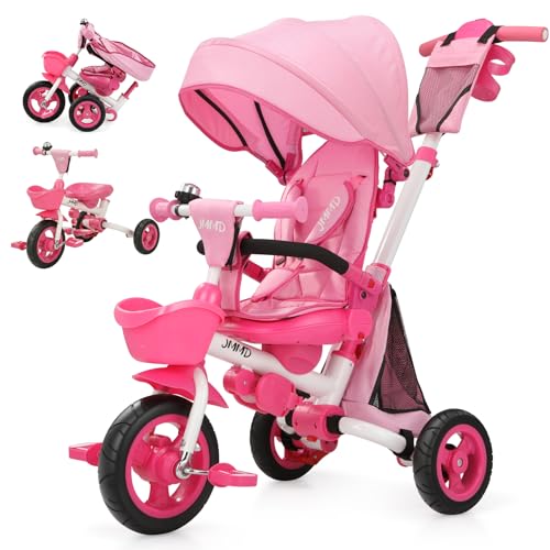 JMMD 8-in-1 Foldable Tricycle Stroller