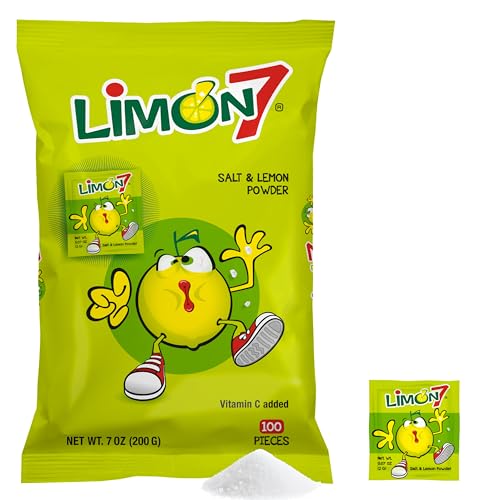 Limon 7 Salt & Lemon Powder Mexican Candy by Anahuac, 0.5 pounds