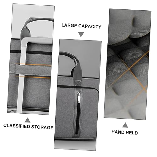 Maletas bolsa de computadora Gadpiparty impermeable con protección antigolpes para oficina 5