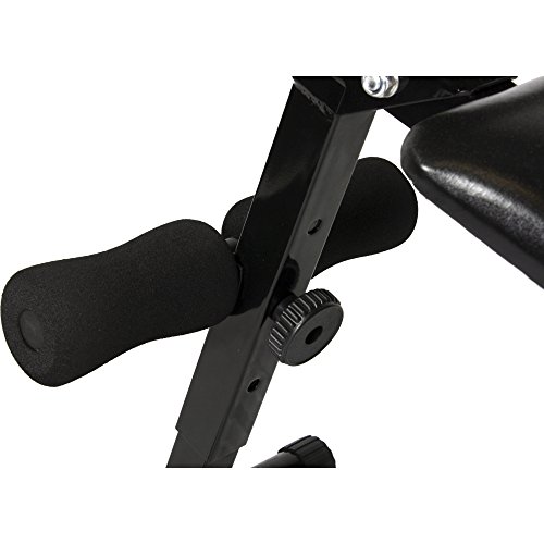 Bauchtrainer GORILLA SPORTS Sit Up Bank klappbar mit verstellbarem Winkel