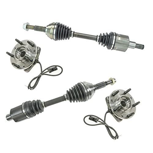 CV Axle & Wheel Bearing Hub Kit Front Left Right Pair for Chevy GMC ZR2 4WD