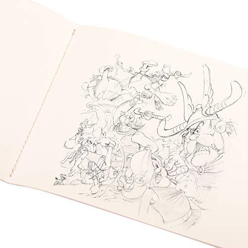 Clairefontaine 813000C, A Stitched Notebook ''Asterix Sketchbook'' 60 Pages of Plain Ivory Sketch Drawing Paper 90g, 16x21 cm - Image 3