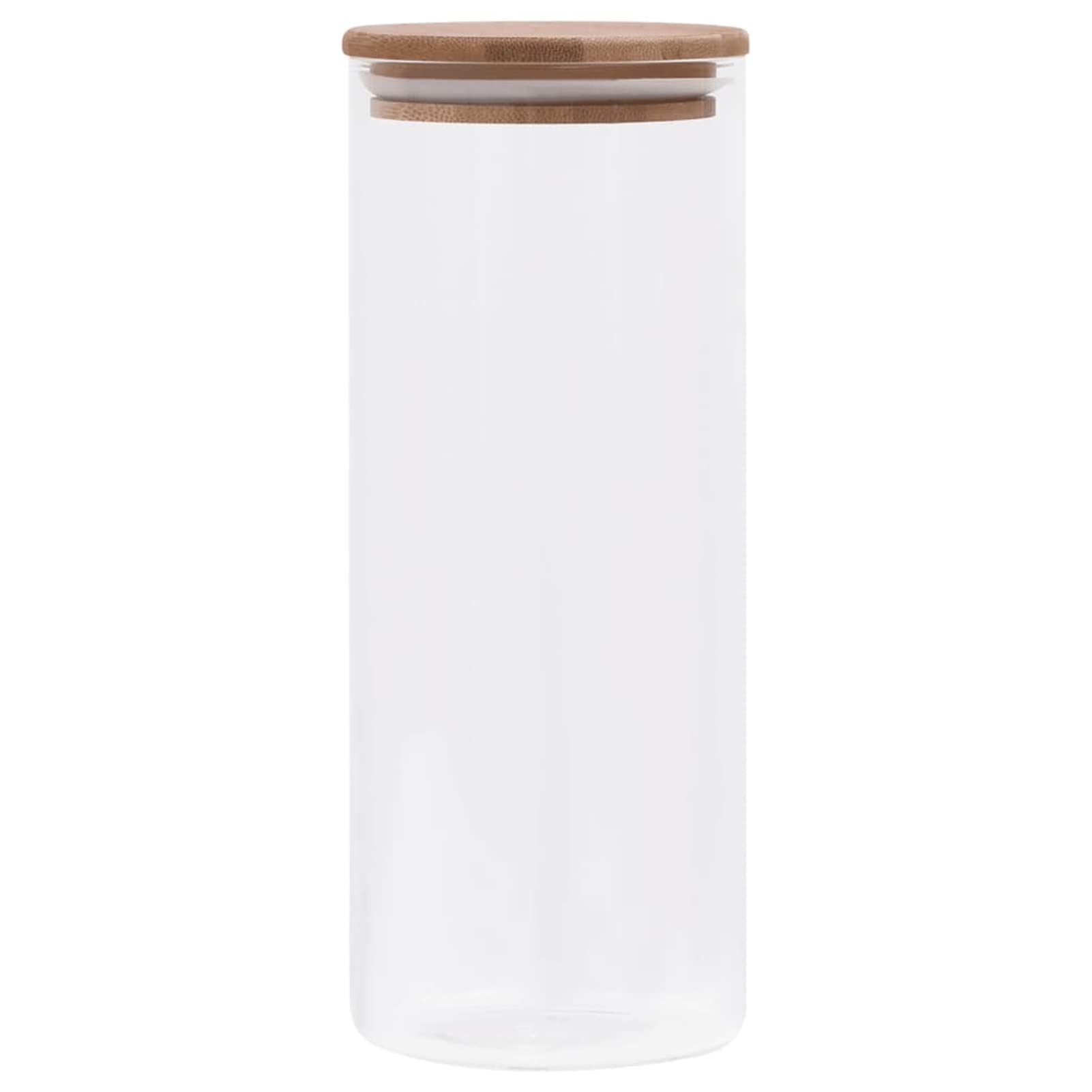 Tarros de almacenaje con tapa de bambú 6 unidades 1000 ml, Tarros De Cristal Con Tapa, Botes Cocina Almacenaje, Frascos De Vidrio, Botes Para Especias Cocina