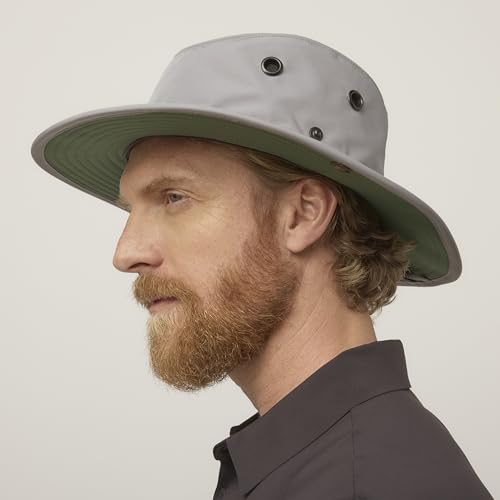 Image of Tilley Mens Womens LTM6 Broad Brim Extra Ventilation Sun Protection Airflo Bucket Sun Hat