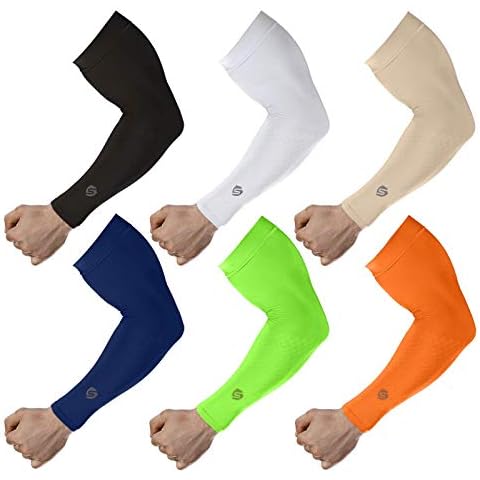 SHINYMOD Cooling Arm Sleeves for Men Women UV Sun Protection Tattoo Cover Up Cover