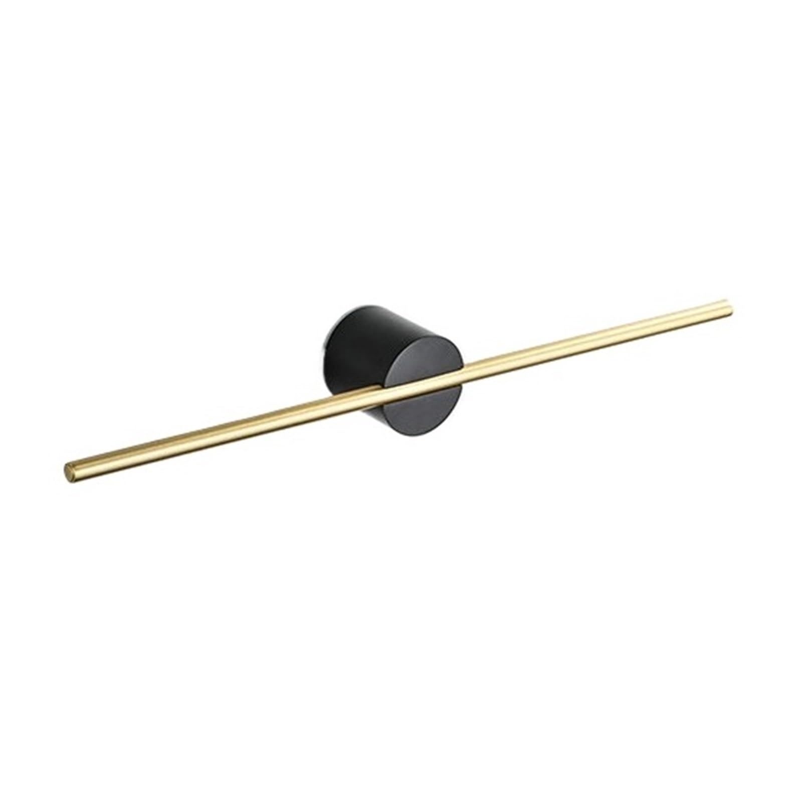 40/50cm Movable Towel Rack Hanger Bath Holder Wall Bar Space Aluminum Bathroom Shelf Kitchen Storage Easy Maintenance(B 40cm Black Gold)