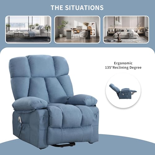 Sillón reclinable eléctrico moderno tapizado miniatura 5