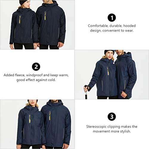 KESYOO Jaquetas de Snowboard para Homens Com Capuz Inverno Inverno Esqui Impermeável Esqui Quente In