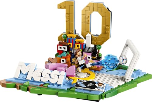 Image of LEGO Editions Lionel Messi - Soccer Highlights - Soccer Decor Building Set for Kids - 43011