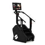 PRO+ Stair Master with 27" Touchscreen, Commercial Grade Stairmaster Machine for Home, 190 Steps/Min, Bluetooth & WiFi Stepper Machine, Resistance Band Attachments, Mobile App, 400 lb Capacity