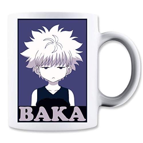 CRAFT MANIACS Hunter X Hunter Baka Printed 330 ML Designer White Tea/Coffee Mug Microwave & Dishwasher Safe