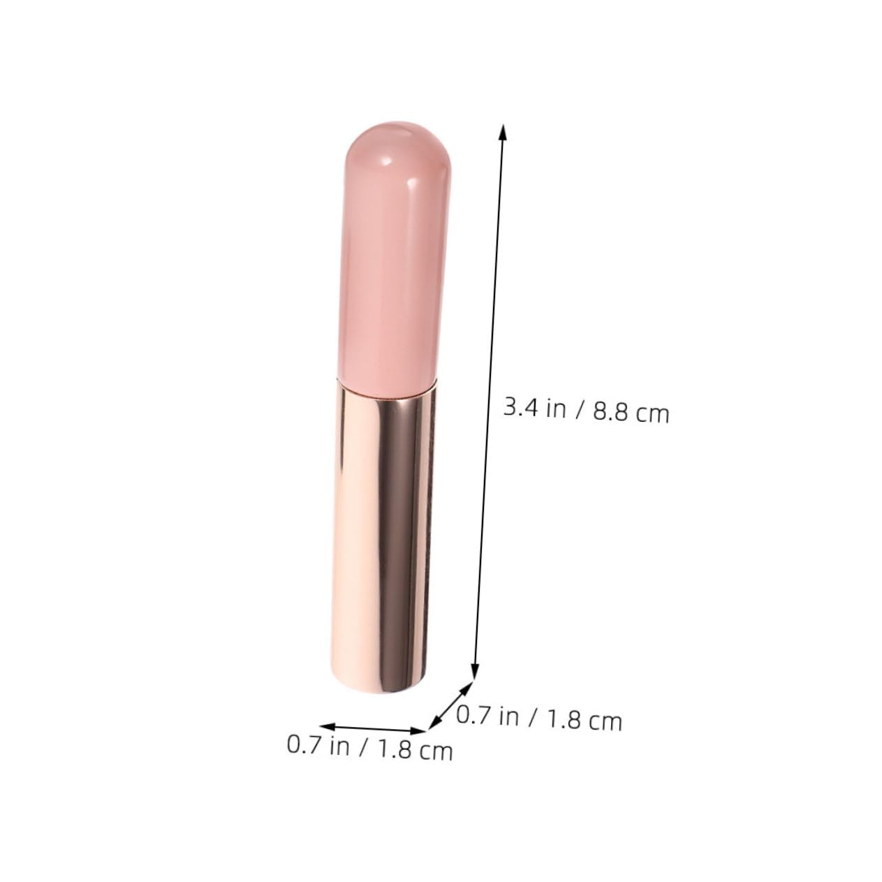 VICASKY 4Pcs Silicone Lip Brushes Portable Lip Applicator for Lip Gloss Balm Multi Functional Blending Concealer Brush with Cap Durable Gentle Lip Makeup Tools