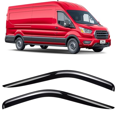 Voron Glass Rain Guards for Ford Transit