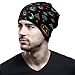 Girls Boys Beanie Caps Chemo Hat, Large Hedging Head Hat Skull Caps for School, Motorcycle, Skate, Fashion Military Tactical Cap Ski Cap (Halloween Pumpkins Skull Bats Moon Bonnets)