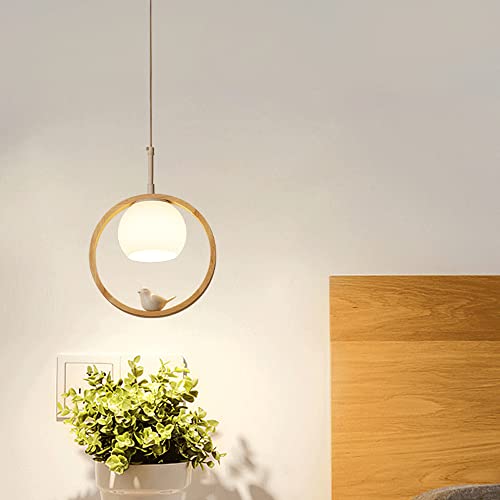 Accesorios de iluminación colgante E27 en techo de madera maciza 3