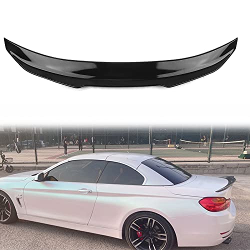 Lèvre de séparation de coffre style PSM pour cabriolet BMW F33 F83 M4 noir laqué